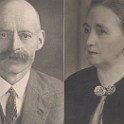 Christin Steffens (Vennches Chrest) mit 2. Ehefrau Maria geb. Felser (Schmötz Marie)